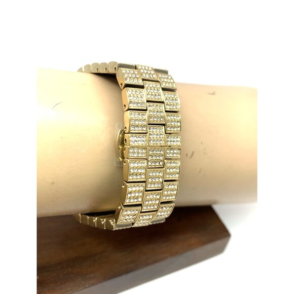 JBW Women's Watch J6386A Cristal Diamond Gold Stainless Steel Swiss Quartz 28mm - Picture 10 of 14